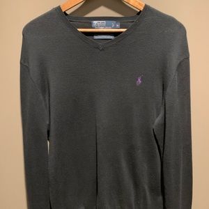 Polo Ralph Lauren Black V-Neck Sweater (Men’s Medium)